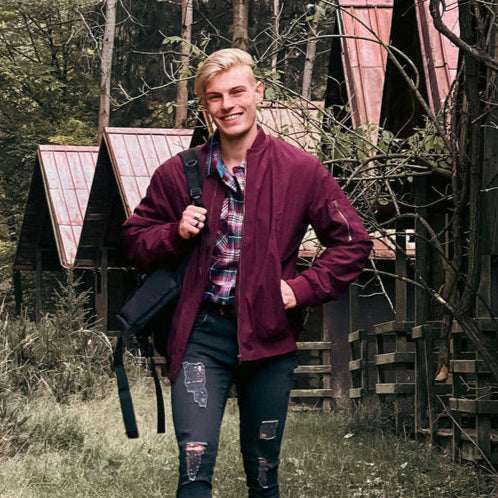 Herren Bomberjacke mit stylischen Armtaschen