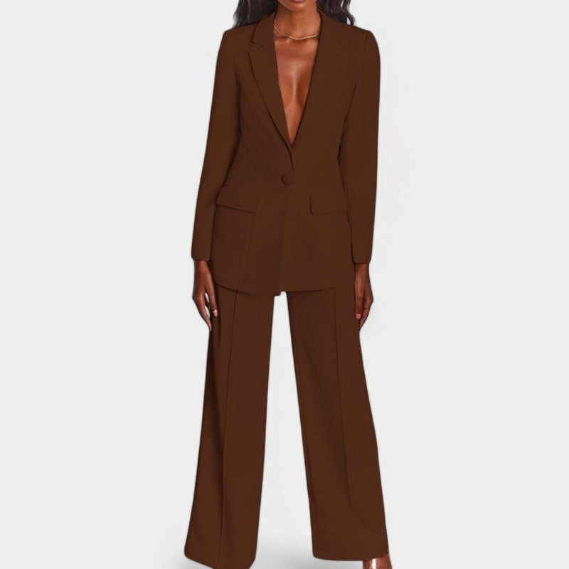 Krohn-e | Elegantes Blazer und Hosen Satz