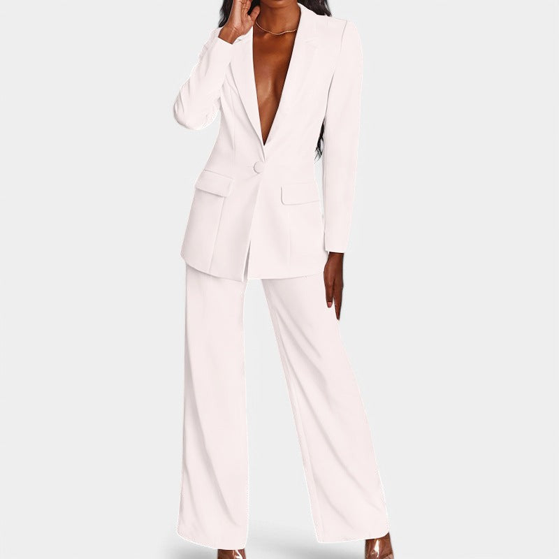 Krohn-e | Elegantes Blazer und Hosen Satz
