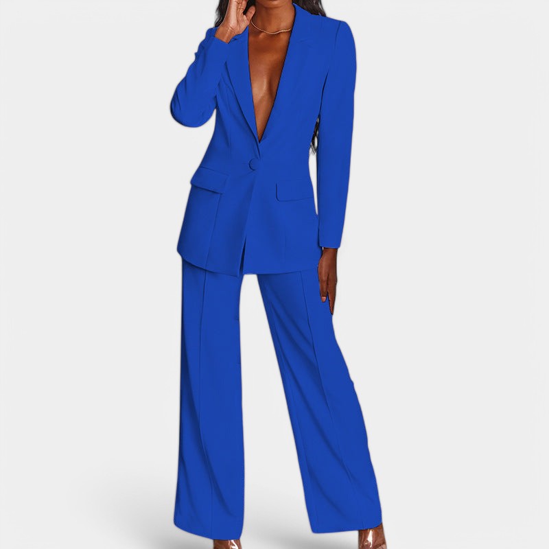 Krohn-e | Elegantes Blazer und Hosen Satz