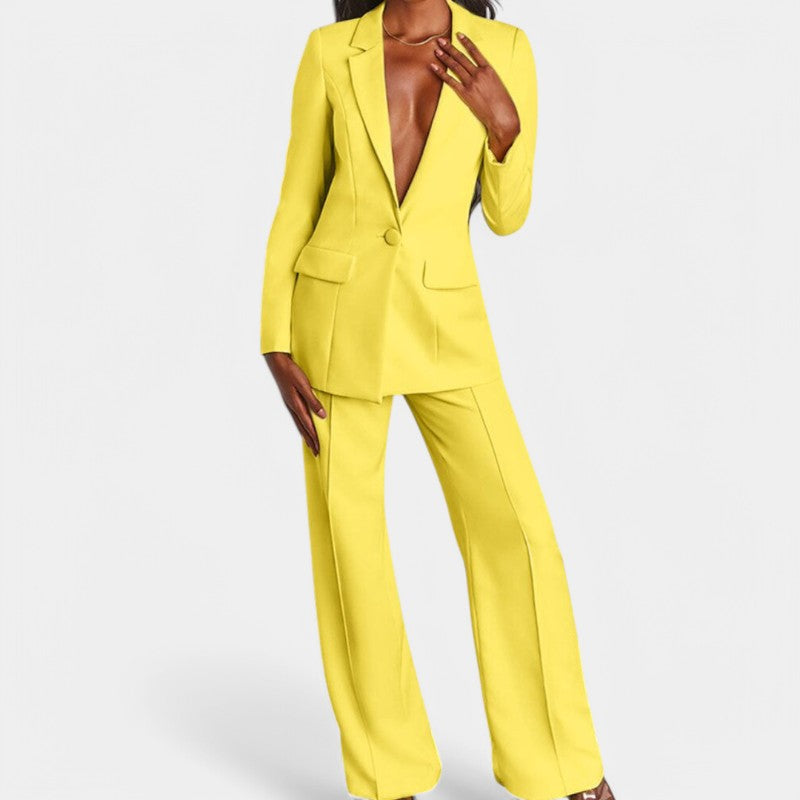 Krohn-e | Elegantes Blazer und Hosen Satz