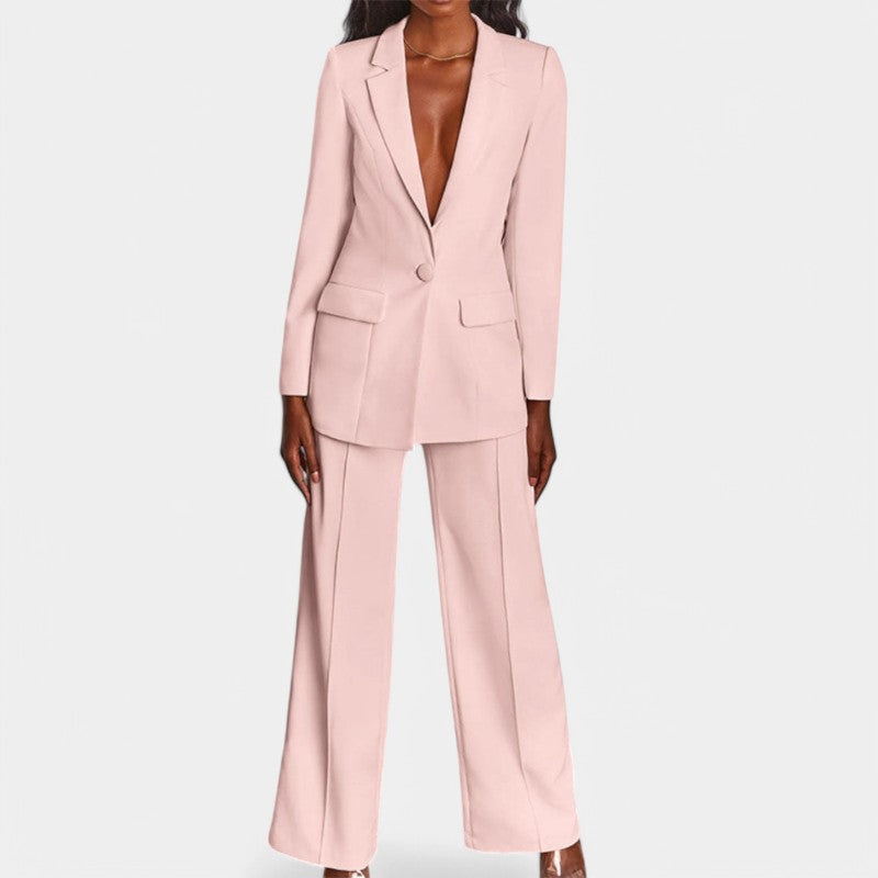 Krohn-e | Elegantes Blazer und Hosen Satz