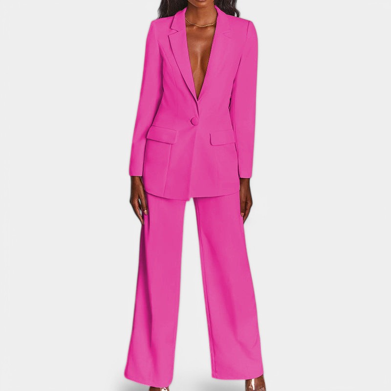 Krohn-e | Elegantes Blazer und Hosen Satz