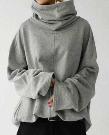 Leilani Damenpullover mit Kapuze und Rollkragen