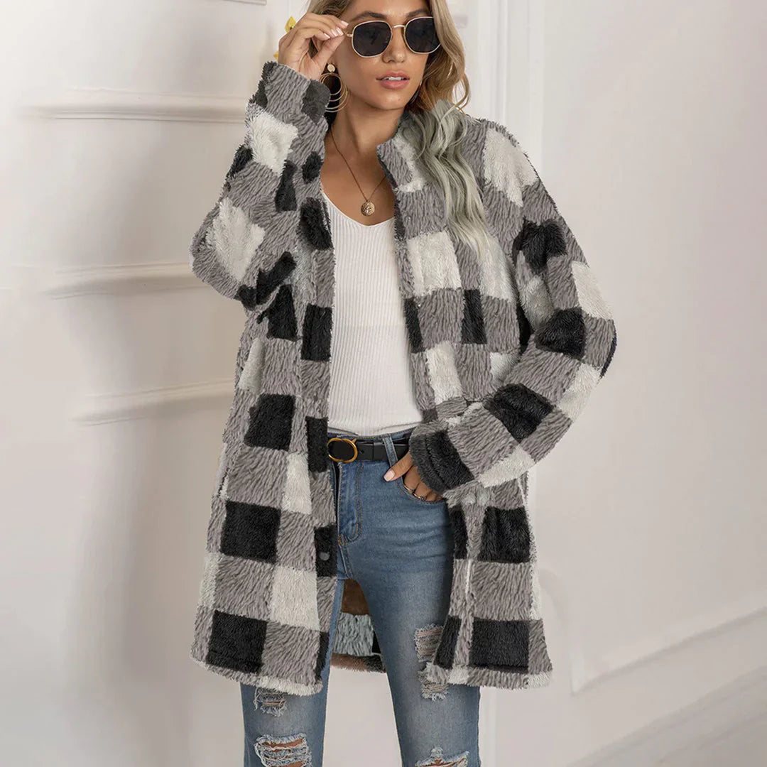 Krohn-e | Bequeme karierten Jacke