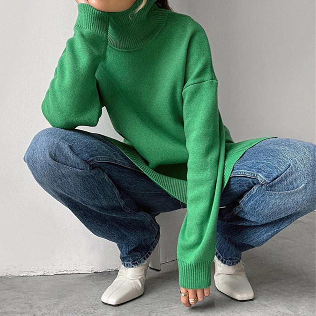 Krohn-e | Hochkragenpullover mit Langen Ärmeln