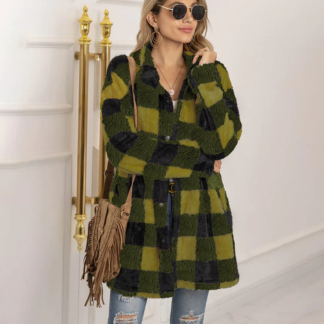 Krohn-e | Bequeme karierten Jacke