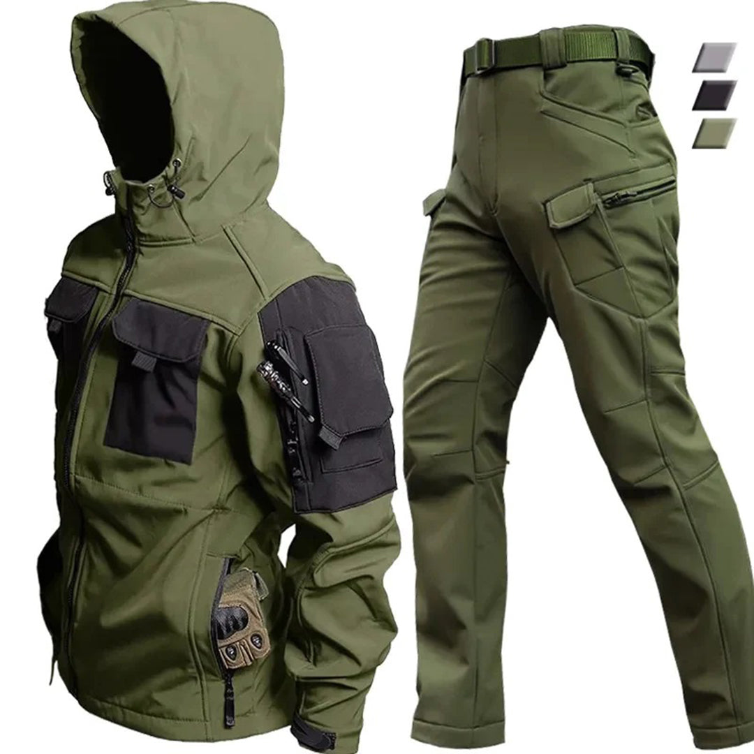 Krohn-e | Kapuzenjacke und Cargo-Hosen-Set