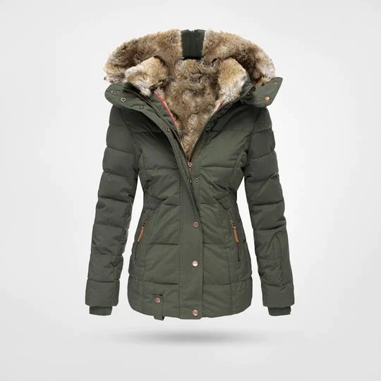 Krohn-e | Warme und Elegante Daunenjacke für Frauen