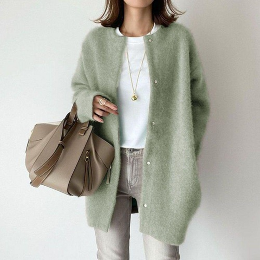 Krohn-e | Damen Cardigan mit Taschen – Liora