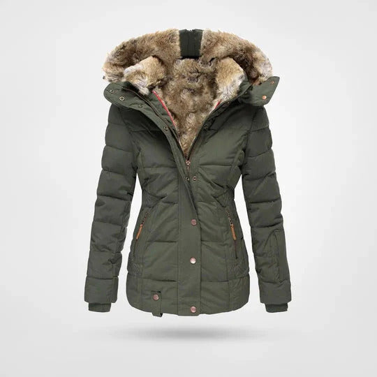 Krohn-e | Winterjacke mit Fellkragen