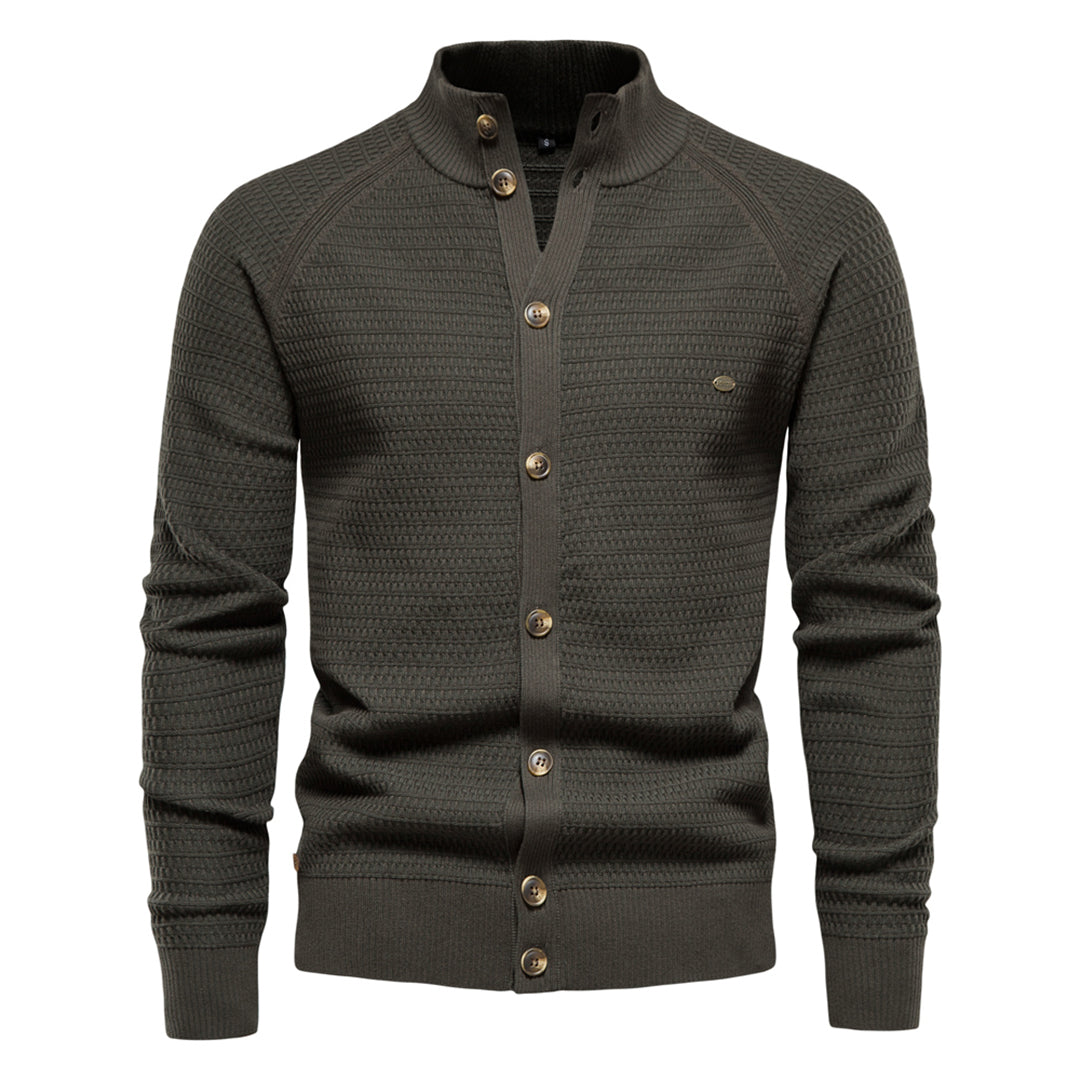 Krohn-e | Klassisch Gestrickte Strickjacke