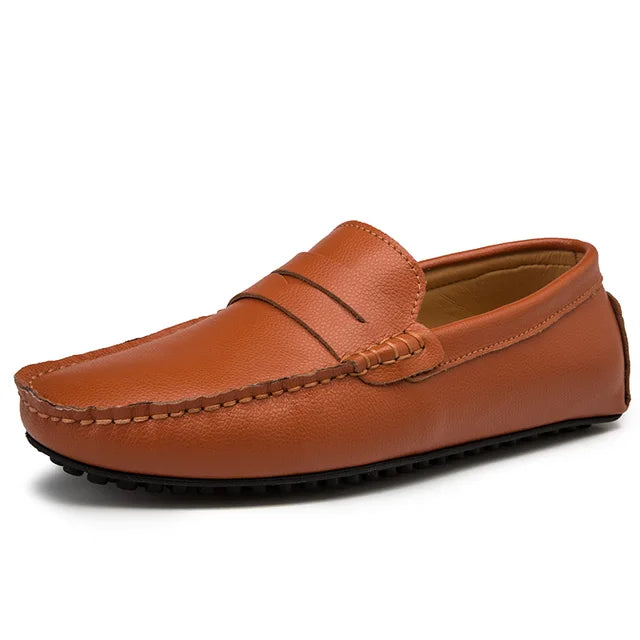 Herrenslippons aus Leder von Stolz Schuhe im klassischen Stil