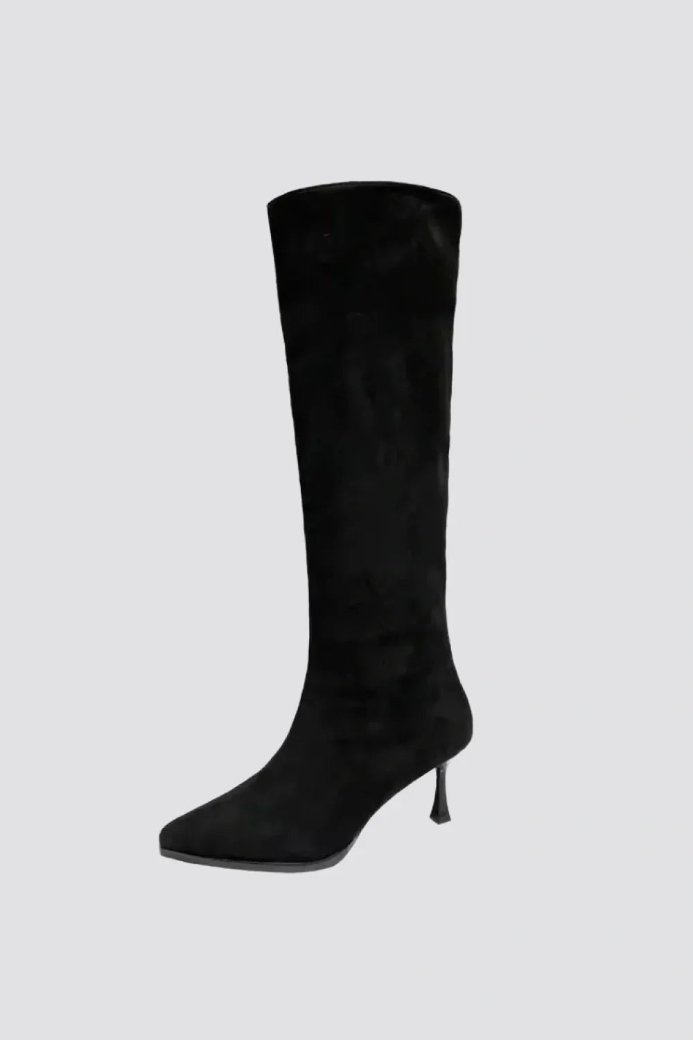 Krohn-e | Elegante Damen Kniehohe Stiefel mit Hohem Absatz