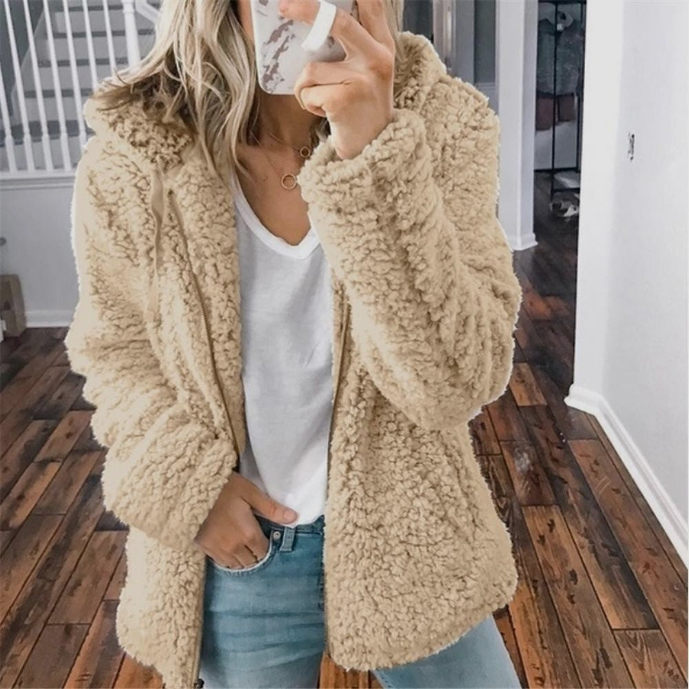 Krohn-e | Teddy-Hoodie Super Weich und Wunderbar Warm