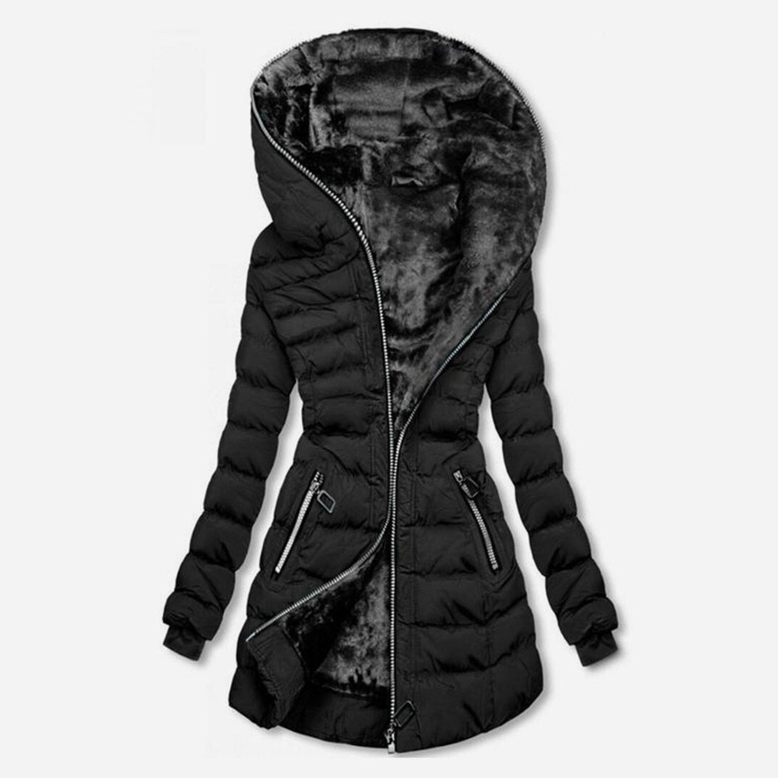 Krohn-e | Stylische lange Winterjacke