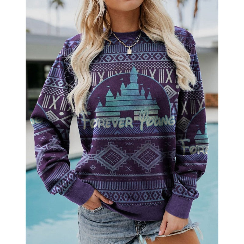 Kuscheliger Pullover im Vintage-Stil