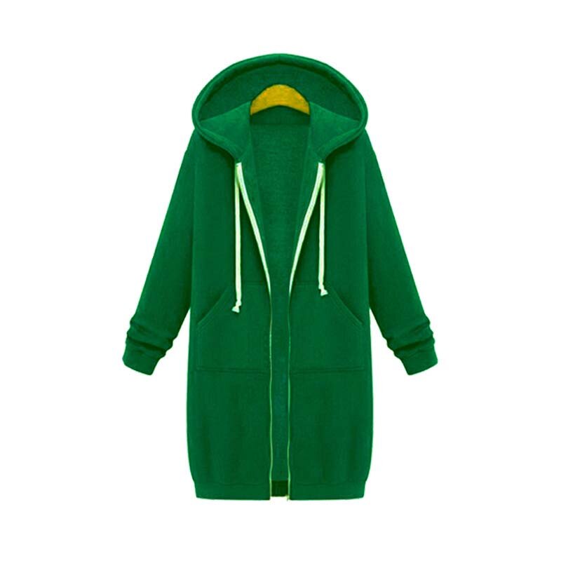 Krohn-e | Schicke lange Sweatshirtjacke