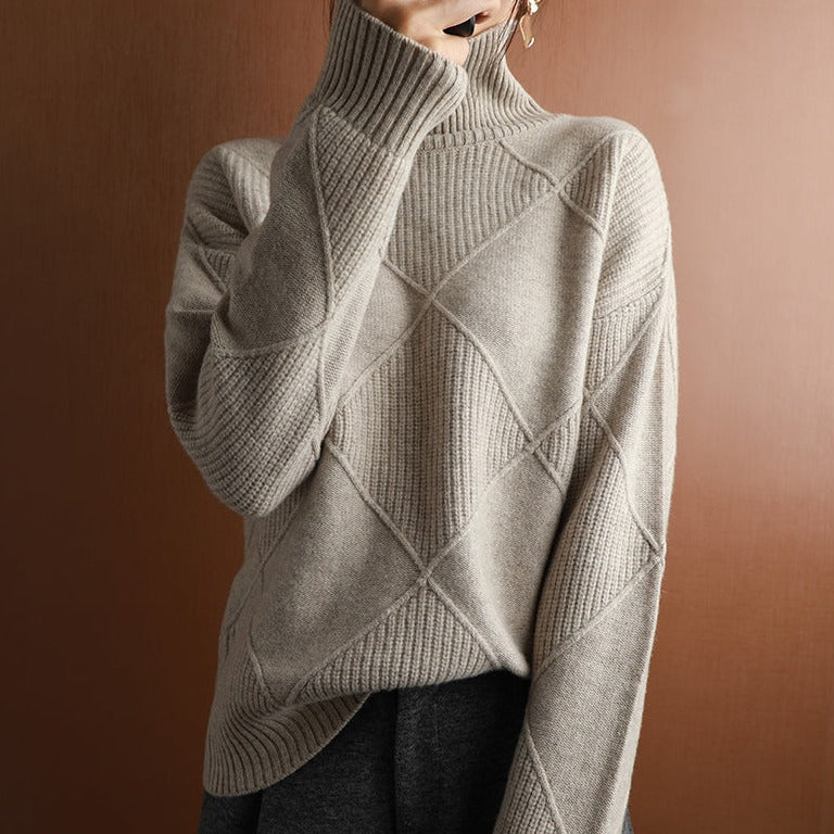 Krohn-e | Grober Pullover für Frauen