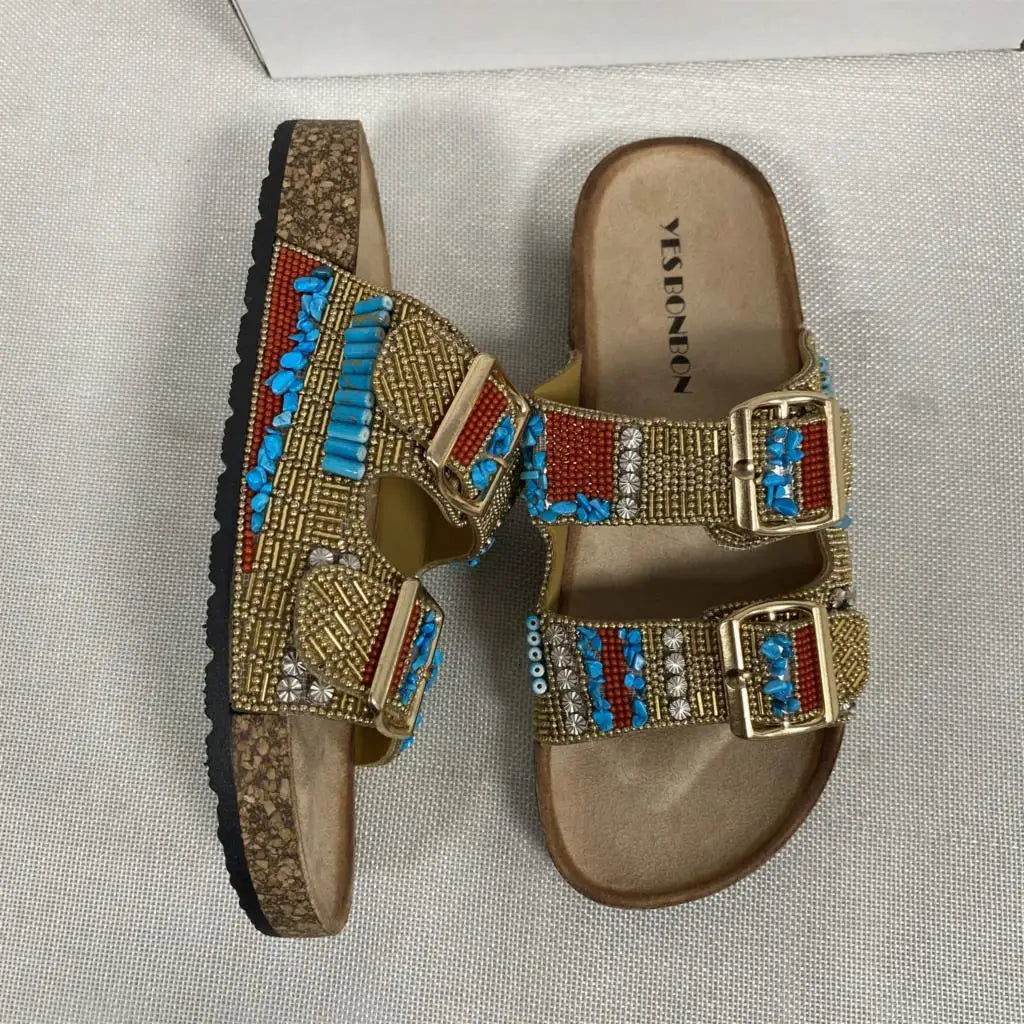 Lillian: Klassische Sandalen im Retro-Stil