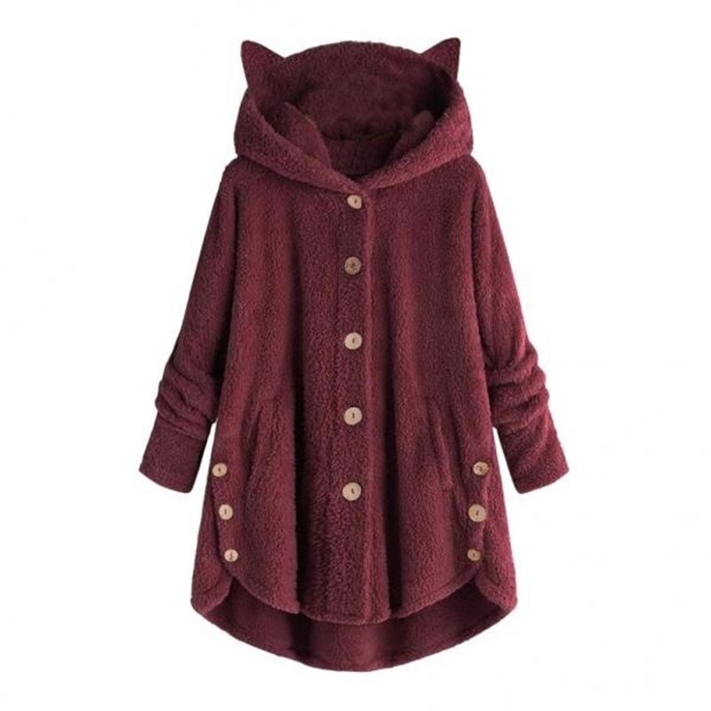 Krohn-e | Plüsch Gefütterte Katzenjacke