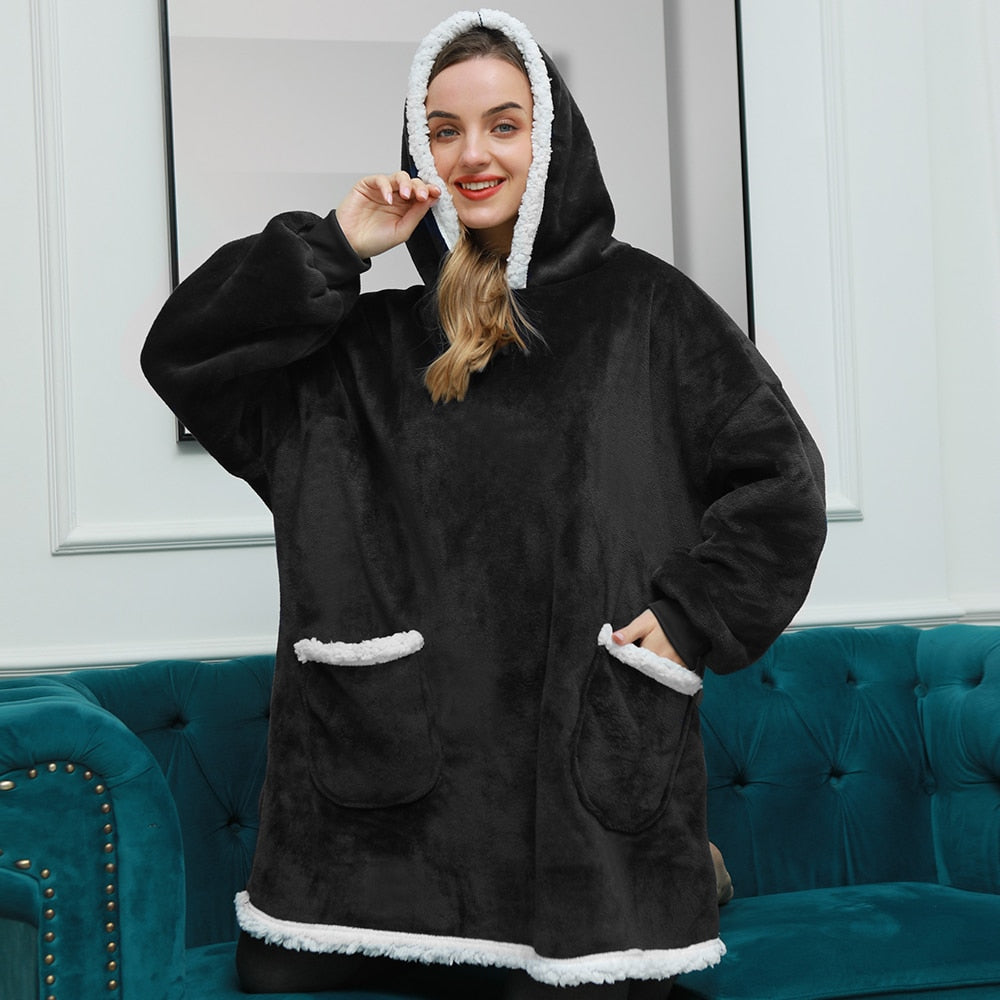 Krohn-e | Übergröße Damen Kapuzenpullover mit Kapuze