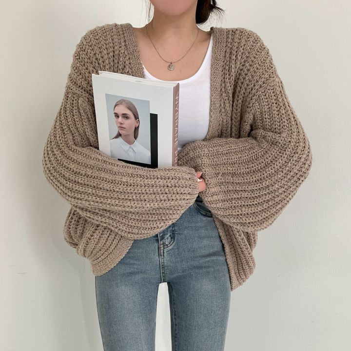 Krohn-e | Strick Jady Bequemer und Warmer Cardigan für Herbst und Winter!