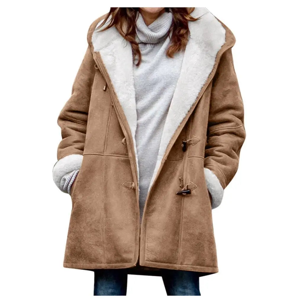 Krohn-e | Fleece - Wildlederjacke