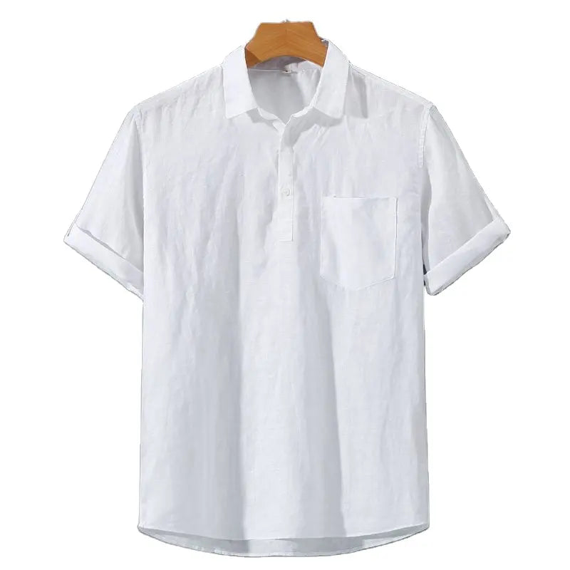Elegante Herren-Polo aus Leinen