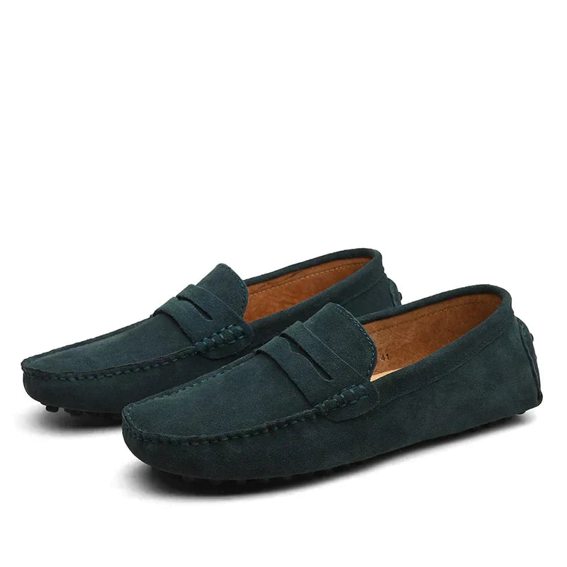 Paula: Italienische Wildleder-Slipper