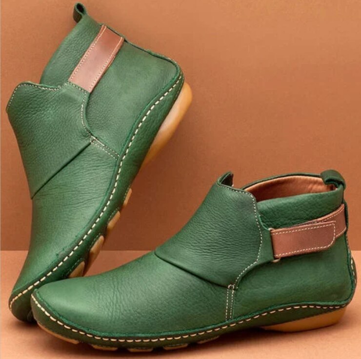 Damen-Stiefeletten aus Kunstleder – Modell Elba