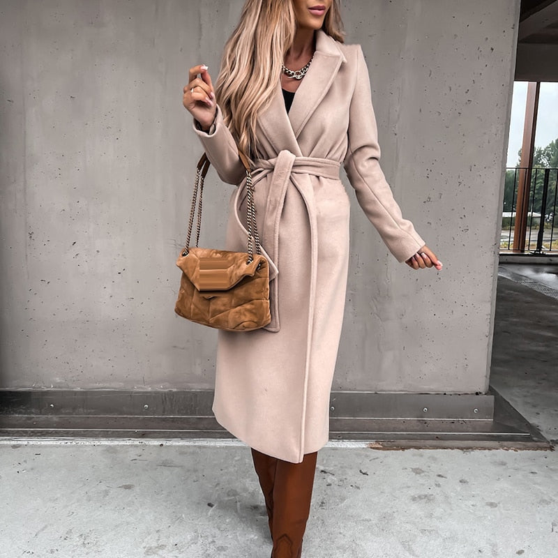 Krohn-e | Winterjacke mit Bindegürtel