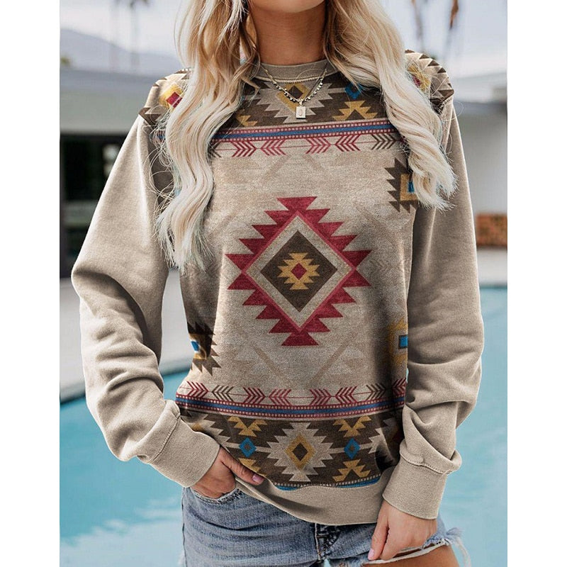 Kuscheliger Pullover im Vintage-Stil