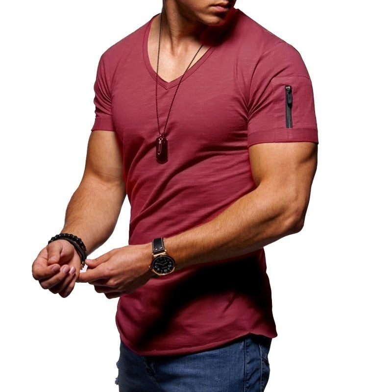 Shaun Herren Muscle-Shirt mit V-Ausschnitt
