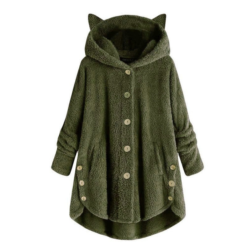 Krohn-e | Plüsch Gefütterte Katzenjacke