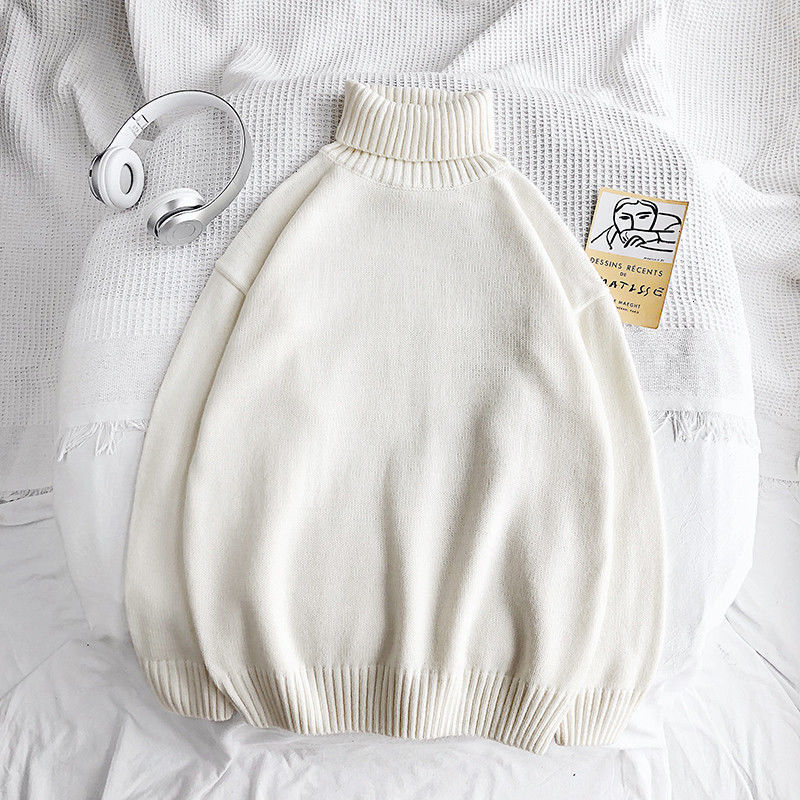 Herrenpullover mit bequemem Rollkragen