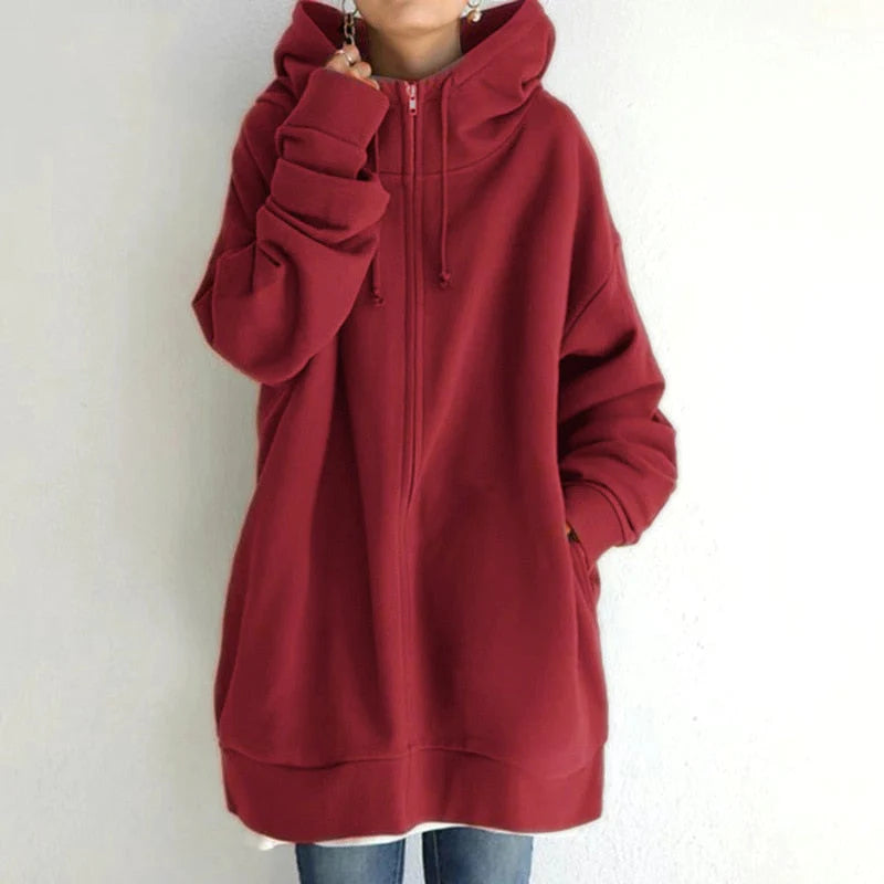Fudus Damen Kapuzenjacke: Oversized und stylisch