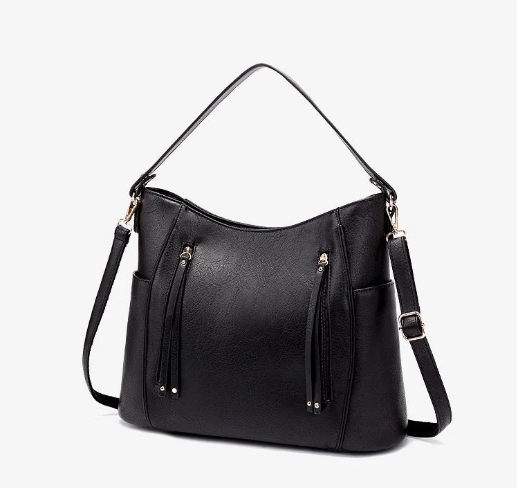 Vintage Handtasche für Damen, Olive