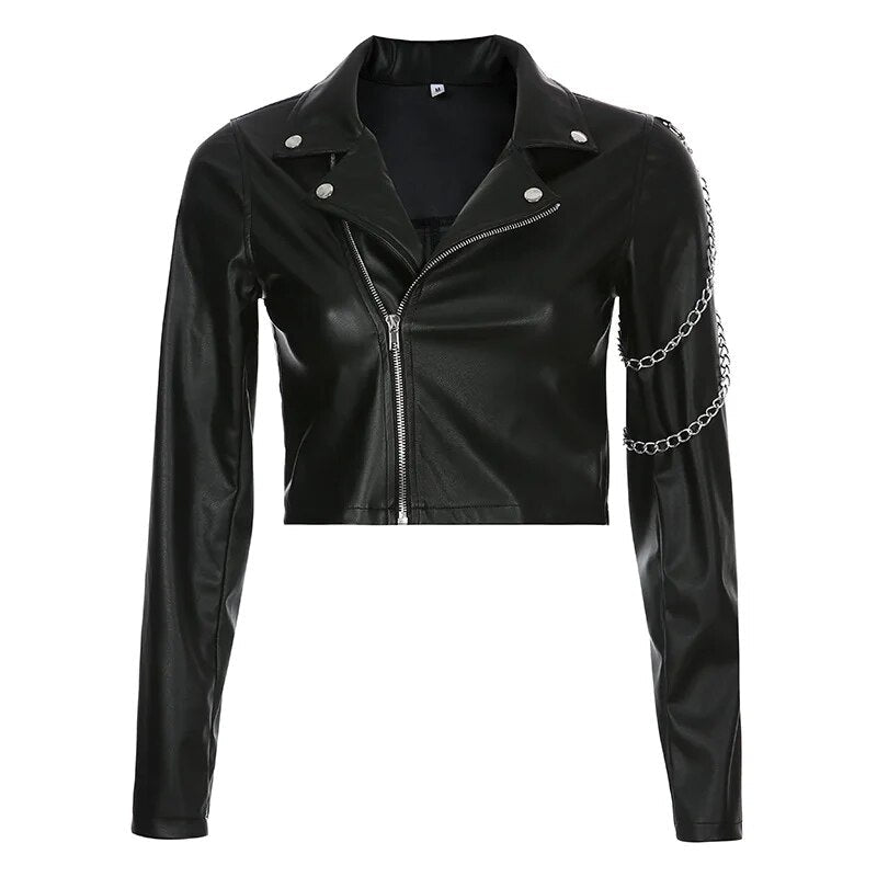 Krohn-e | Gekürzte Biker Jacke