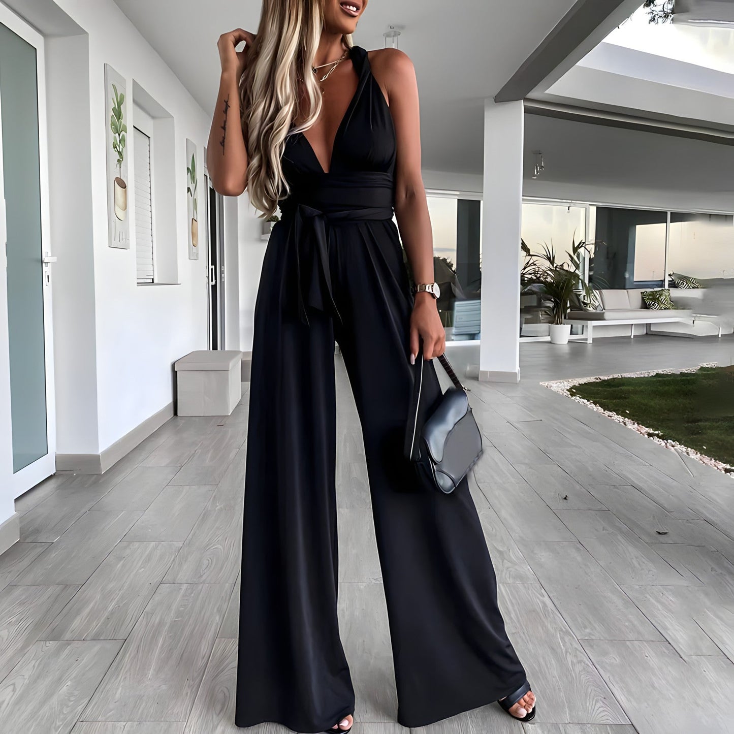 Quintina Damen-Sommerjumpsuit