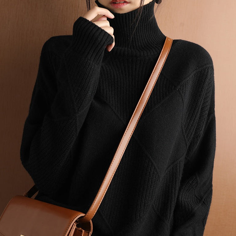 Krohn-e | Grober Pullover für Frauen
