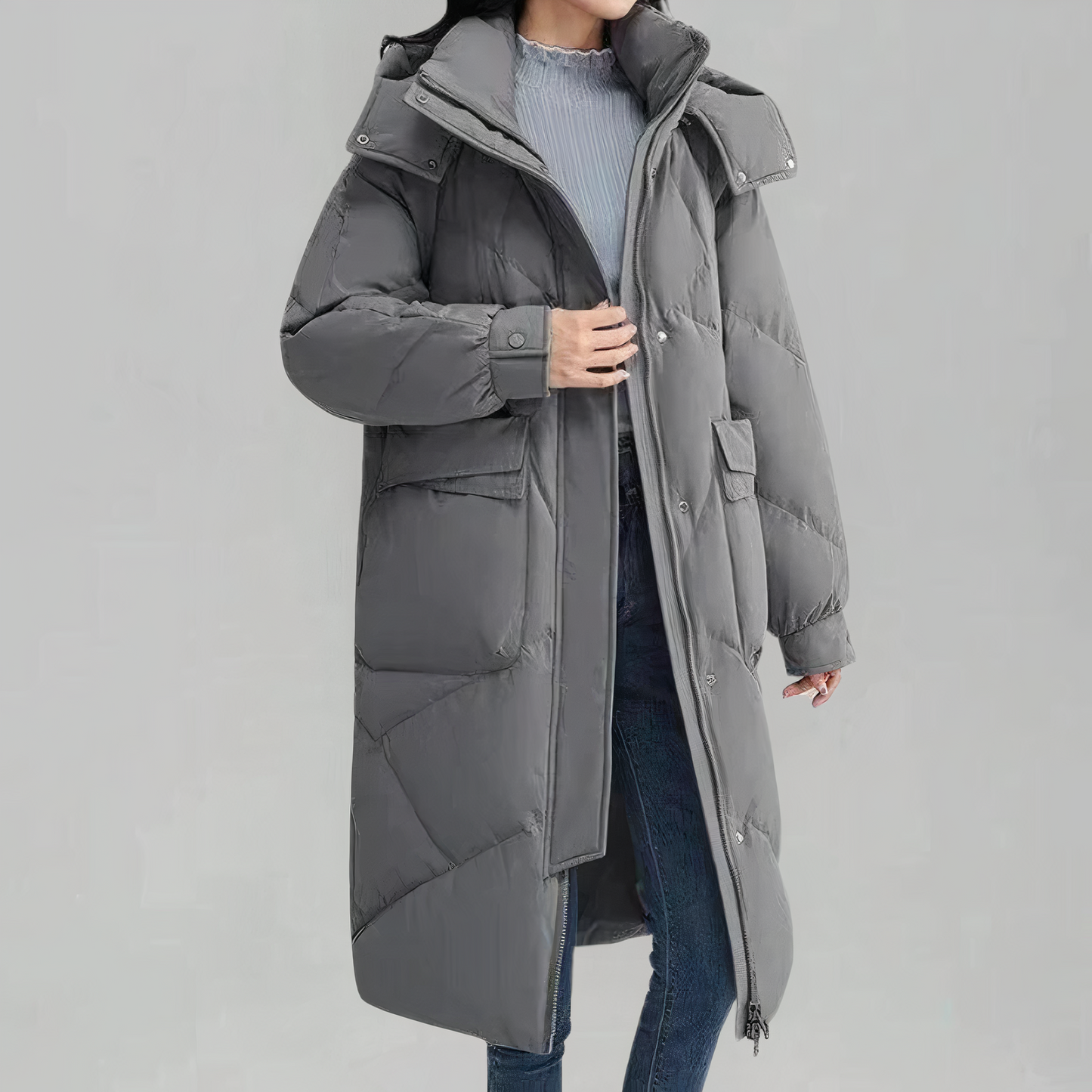 Krohn-e | Lange Daunenjacke