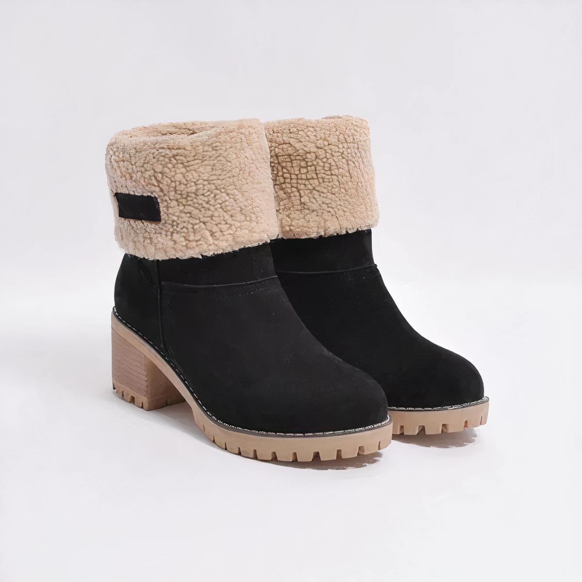 Krohn-e | Blockabsatz Winterstiefel für Frauen