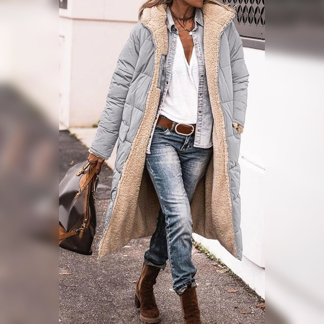 Lang und eleganter Damen-Wintermantel aus der HAZEL Kollektion