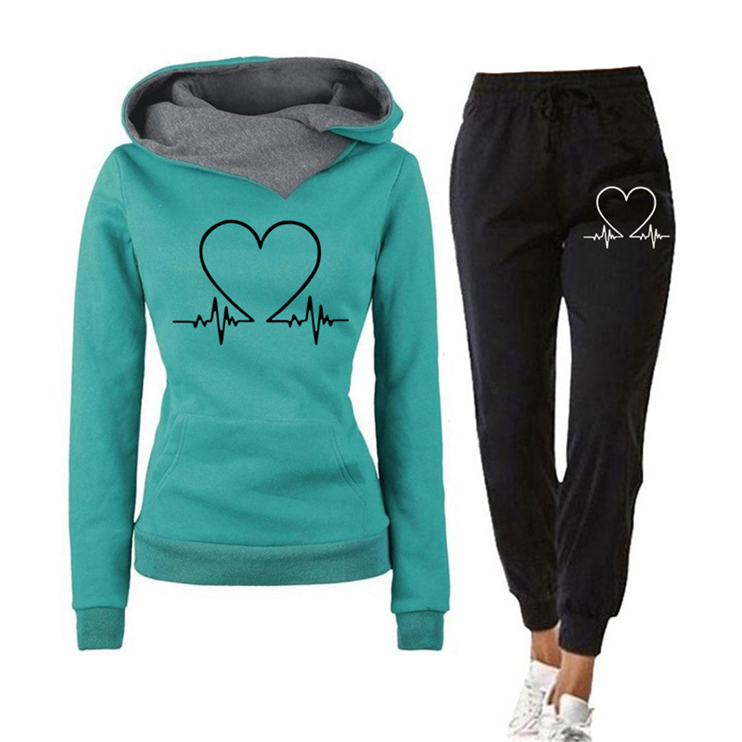 Elegantes Jogging-Set für Damen: HEARTBEAT - bequeme Hose