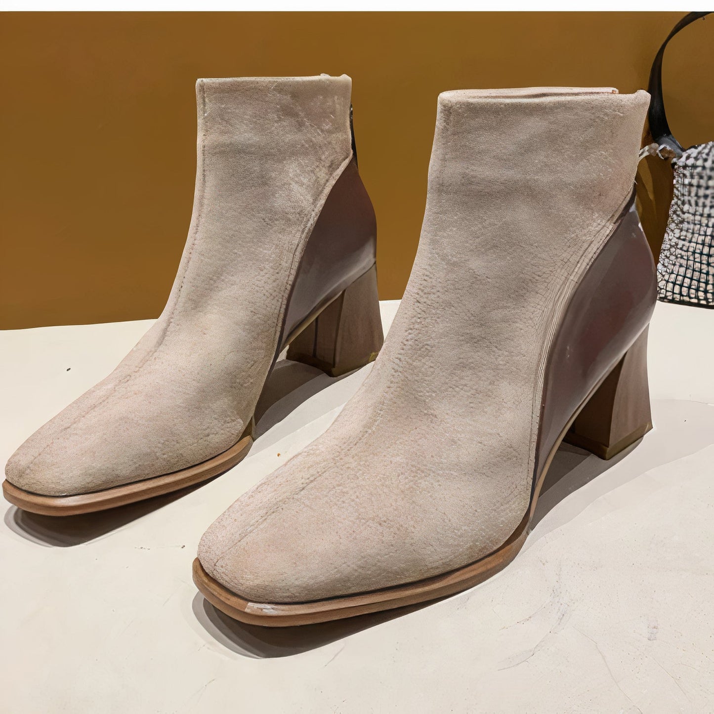 Hedvig Damen-Stiefeletten mit Blockabsatz