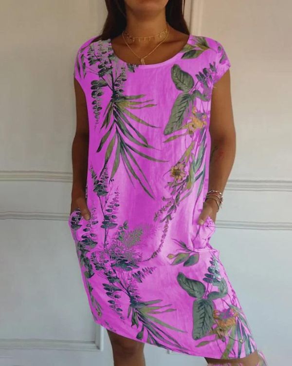 Baumwoll-Leinen Sommerkleid Hedwig