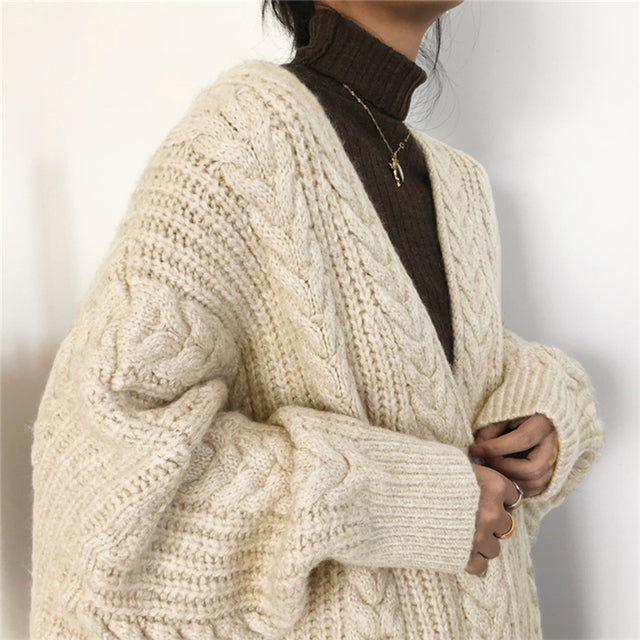 Krohn-e | Gemütliche Bequeme Strickjacke
