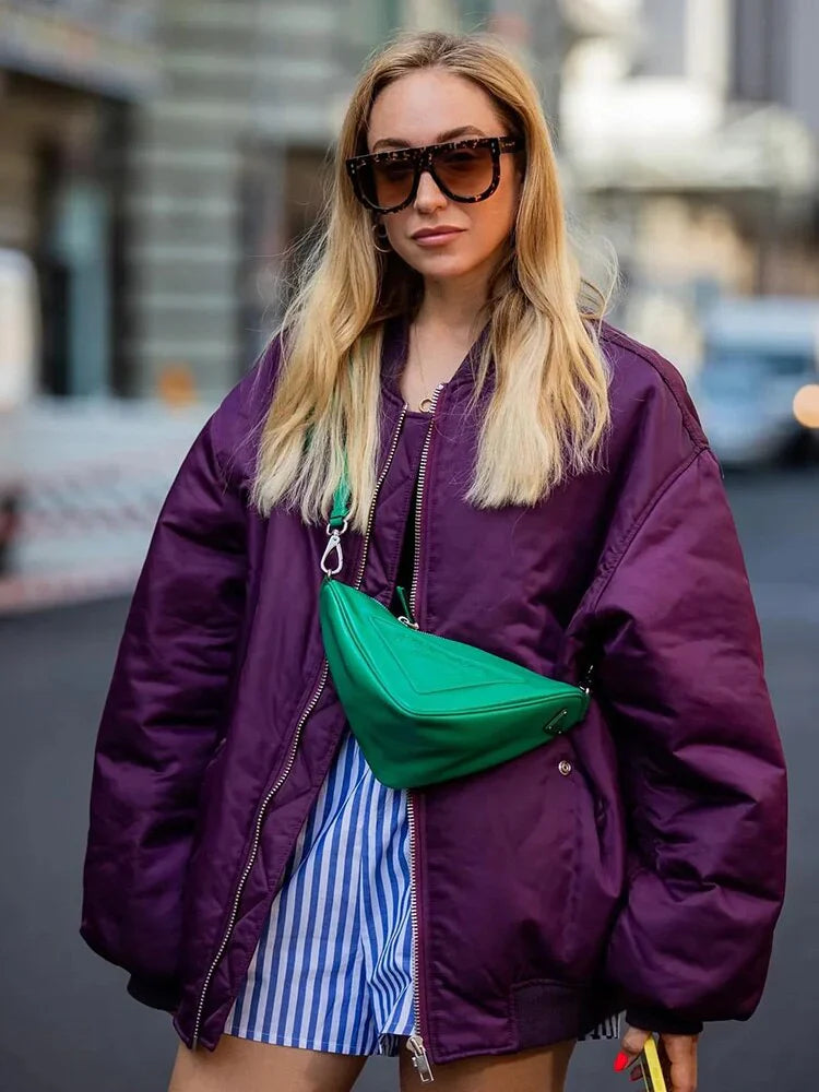 Hilde Oversized Bomber Jacket