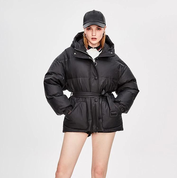 Krohn-e | Damen-Steppjacke mit Gürtel "Street Chic"